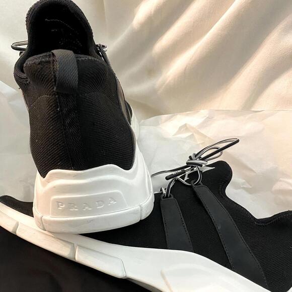 Prada Milano Two Tone Lace Up Sneakers, Men’s Size 9 - Picture 7 of 14